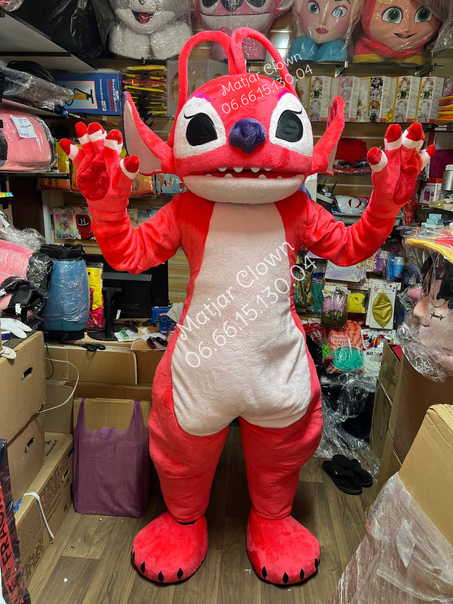 Mascotte Costume ANJEL PINK ماسكوط أنجل الوردية