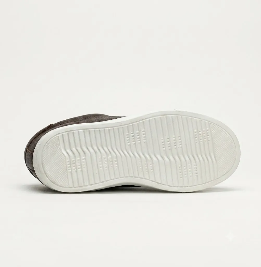 K45 Basket en verocuir : Marron