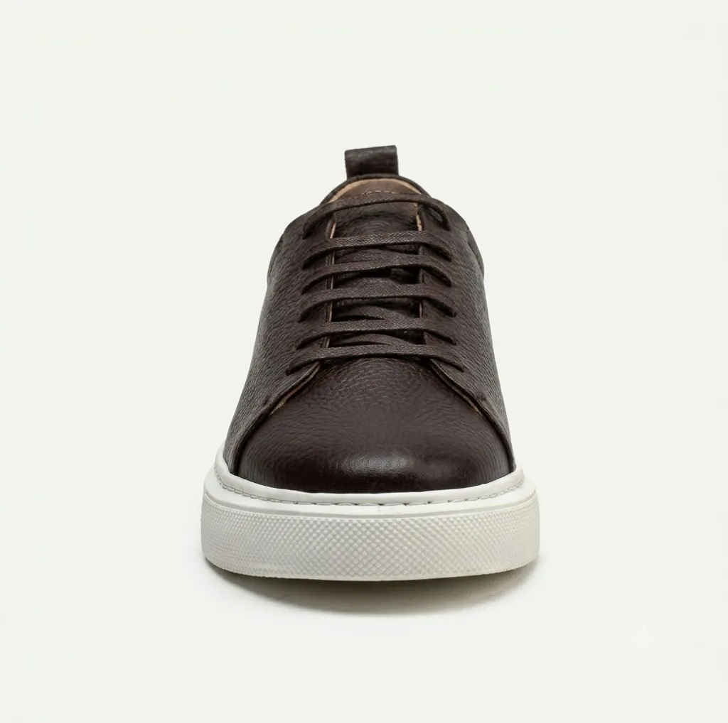 K45 Basket en verocuir : Marron