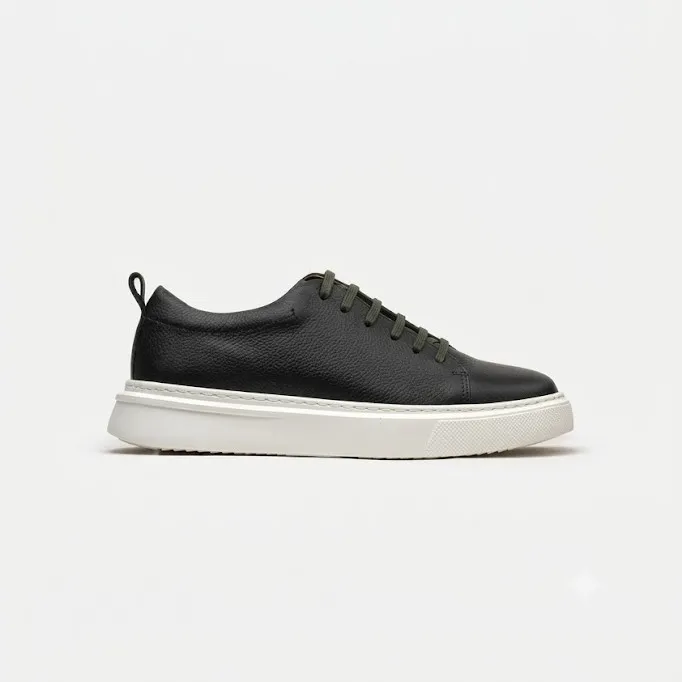 K45 Basket en Cuir : Vert