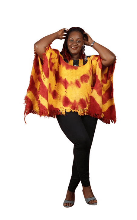 Haut Artisanal Motif Rafia - Élégance Authentique ✨