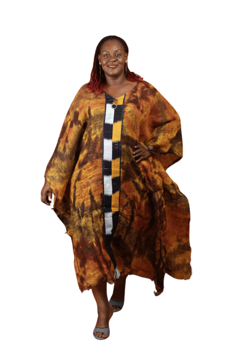 Boubou en Rafia - Élégance Naturelle 👌