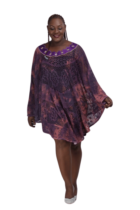 🌿 Robe Tissée NDAPKA – Élégance Artisanale