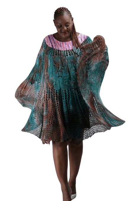 Robe artisanale tricoté