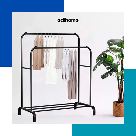 رف معطف مزدوج  لتخزين الملابس