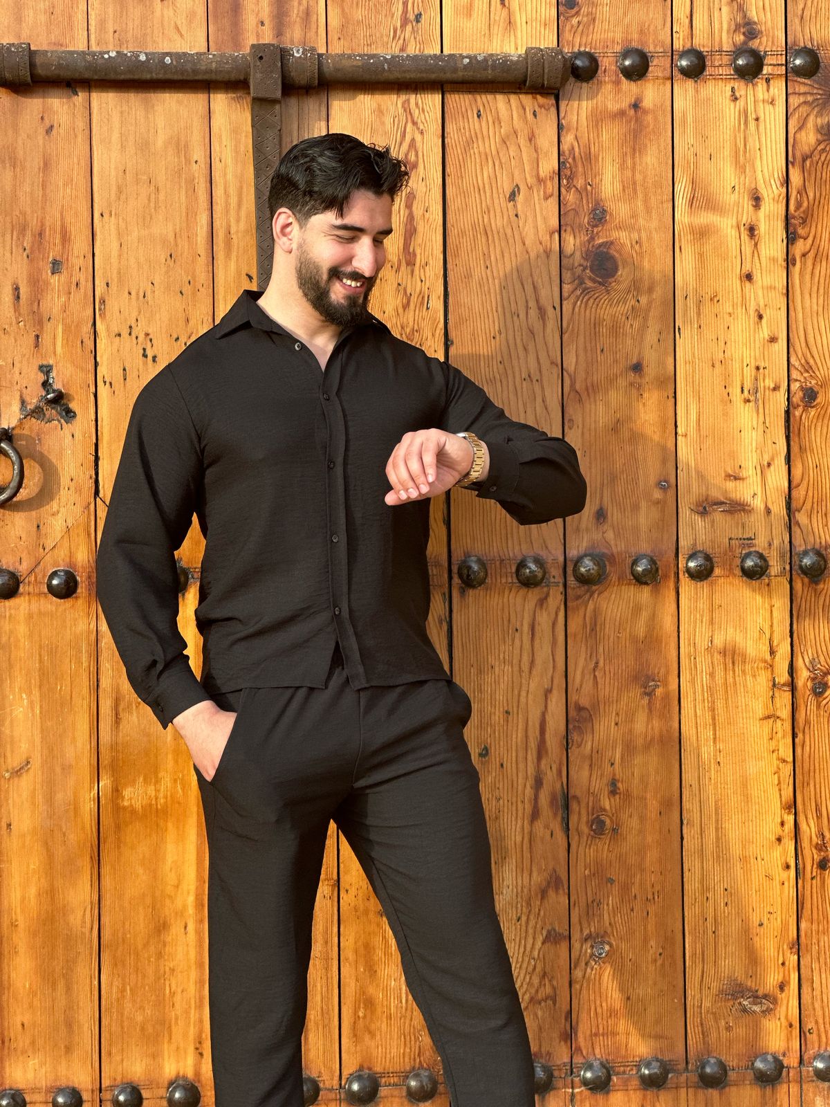 👔✨ طقم رجالي عصري بثوب لولان
