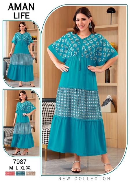 قندورة نسائية منزلية عالية الجودة من Aman Life