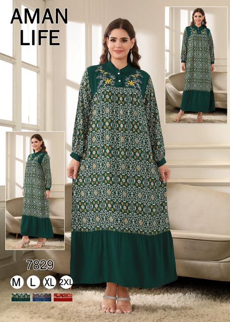 قندورة نسائية منزلية عالية الجودة من Aman Life