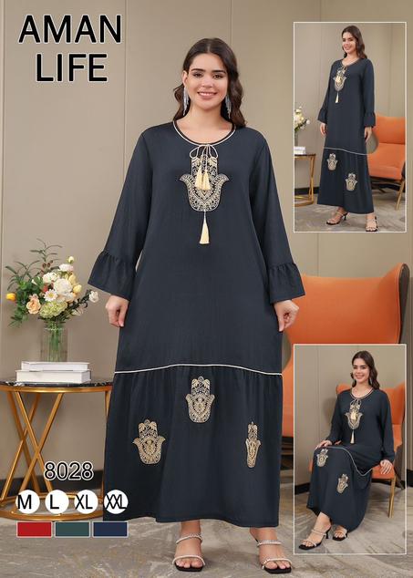 قندورة نسائية منزلية عالية الجودة من Aman Life