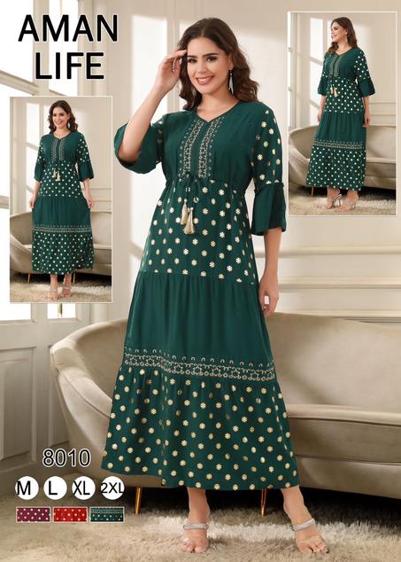 قندورة نسائية منزلية عالية الجودة من Aman Life