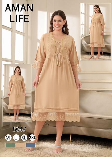 قندورة نسائية منزلية عالية الجودة من Aman Life