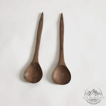 Wooden walnut Large Spoon