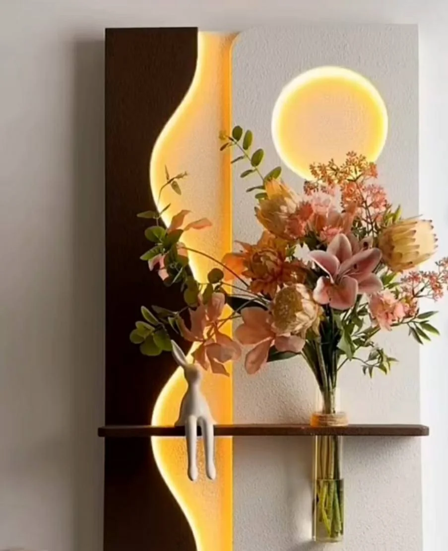 ديكور حائطي عصري بإضاءة LED