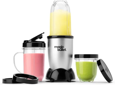 Magic Bullet® Batidora, pequeña, plateada, juego de 11 piezas
