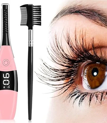 heated eyelash curler :