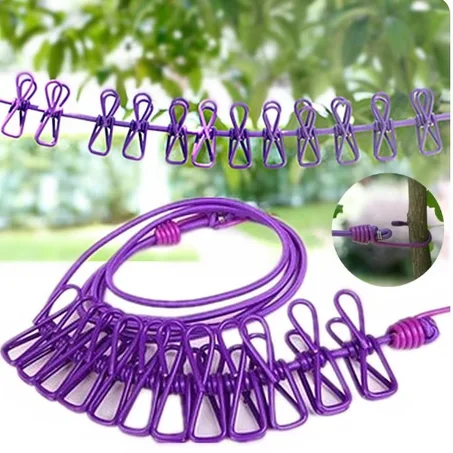 شريطة قابلة للتمطط حاضرة لنشر الملابس