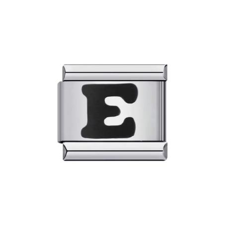 Charm Letter E (Argent)