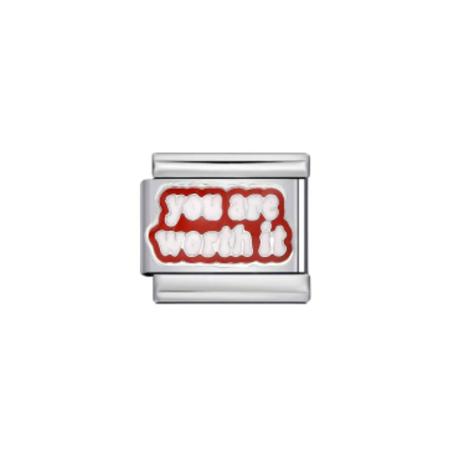 Charm You are Worth It (Argent)