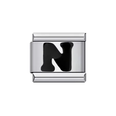Charm Letter N (Argent)