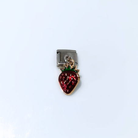 Charm FRAISE (Argent)