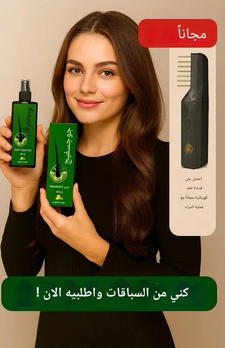 بخاخ الزنجبيل الأخض لتقوية الشعر