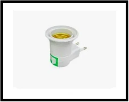 قاعدة لمبة مع مفتاح