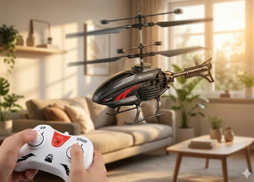 طائرة هليكوبتر لاسلكية بجهاز تحكم