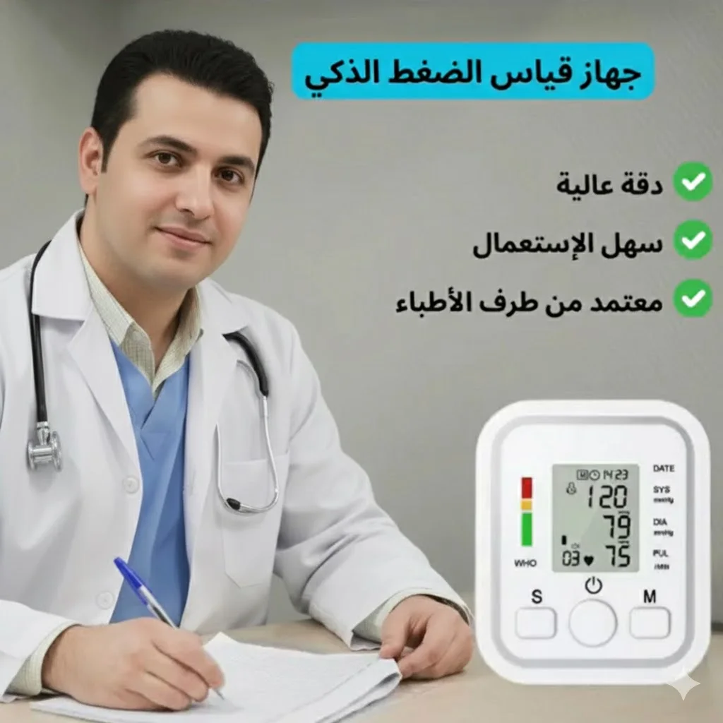 جهاز قياس ضغط الدم الرقمي – دقة طبية وسهولة في الاستعمال