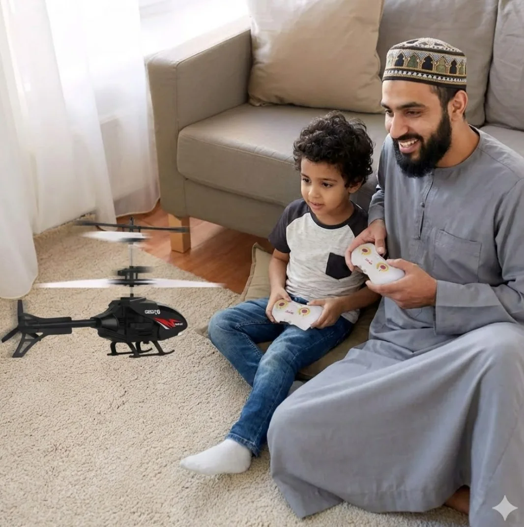 طائرة هليكوبتر لاسلكية بجهاز تحكم