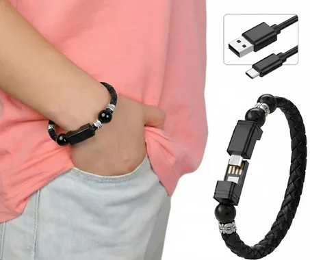 سوار شحن مبتكر – الحل الذكي لكل يوم 🔌 USB إلى Type-C