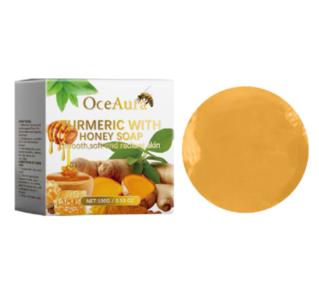 صابون الكركم الطبيعي المصنوع يدويًا