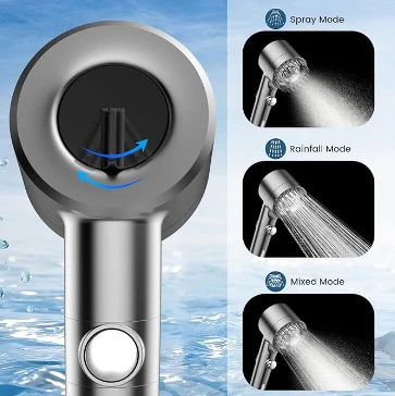 🚿 Transforma tu Ducha con la Alcachofa de Ducha de Alta Presión Filtrada 🚿
