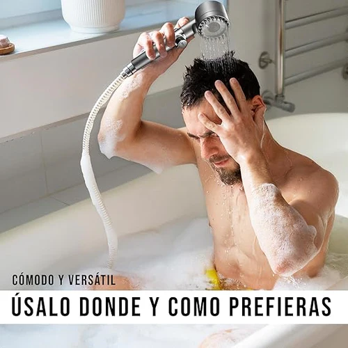 🚿 Transforma tu Ducha con la Alcachofa de Ducha de Alta Presión Filtrada 🚿