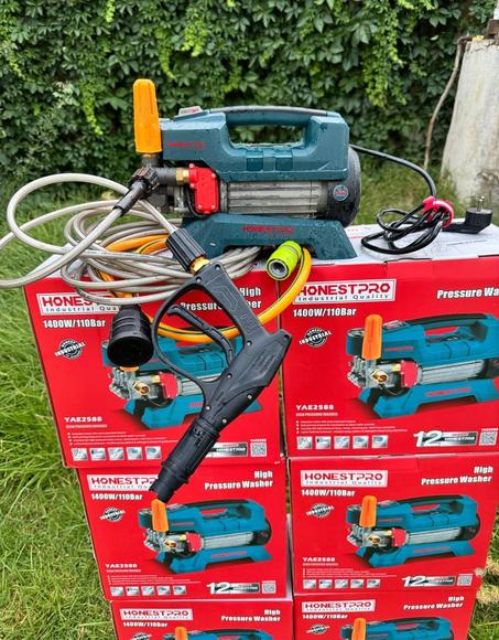 مع منظف الضغط العالي