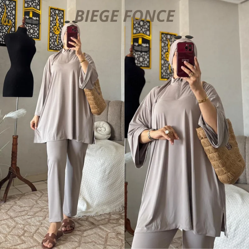 Burkini Hijabista ✨ | عيشي صيفك بأناقة، راحة، وحشمة بلا حدود!