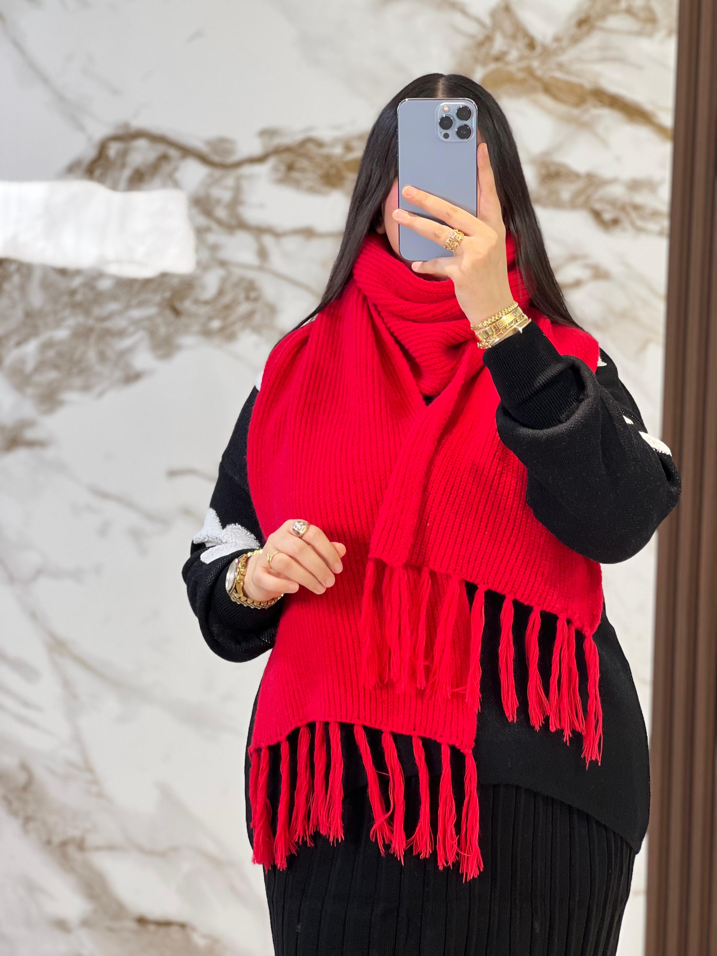 شال ميكاسا SCARF MIKASA – ناعم ودافئ | أفضل هدية للبنات فالشتاء 2025