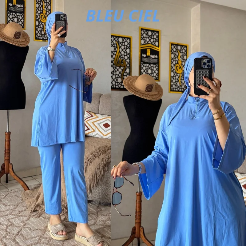 Burkini Hijabista ✨ | عيشي صيفك بأناقة، راحة، وحشمة بلا حدود!