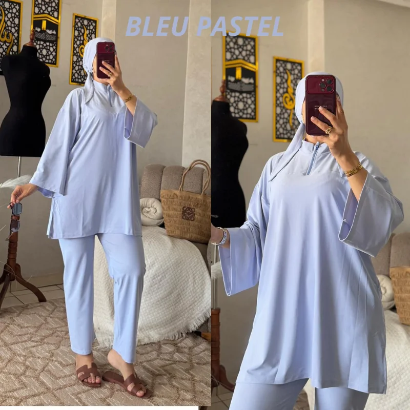 Burkini Hijabista ✨ | عيشي صيفك بأناقة، راحة، وحشمة بلا حدود!