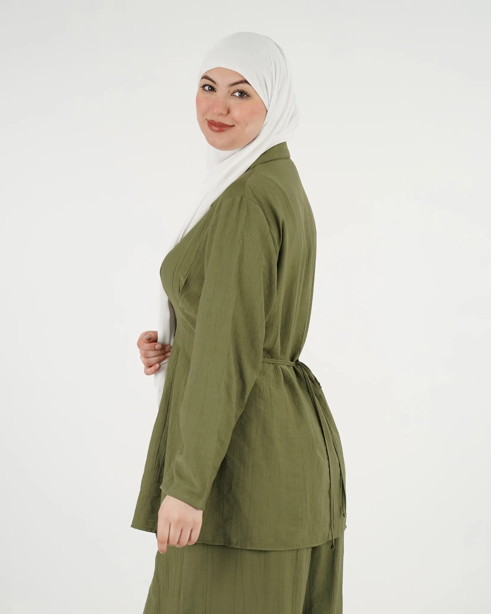 Ensemble Lin Pure Comfort ✨ | أناقة اللين الباردة لكل خرجاتك