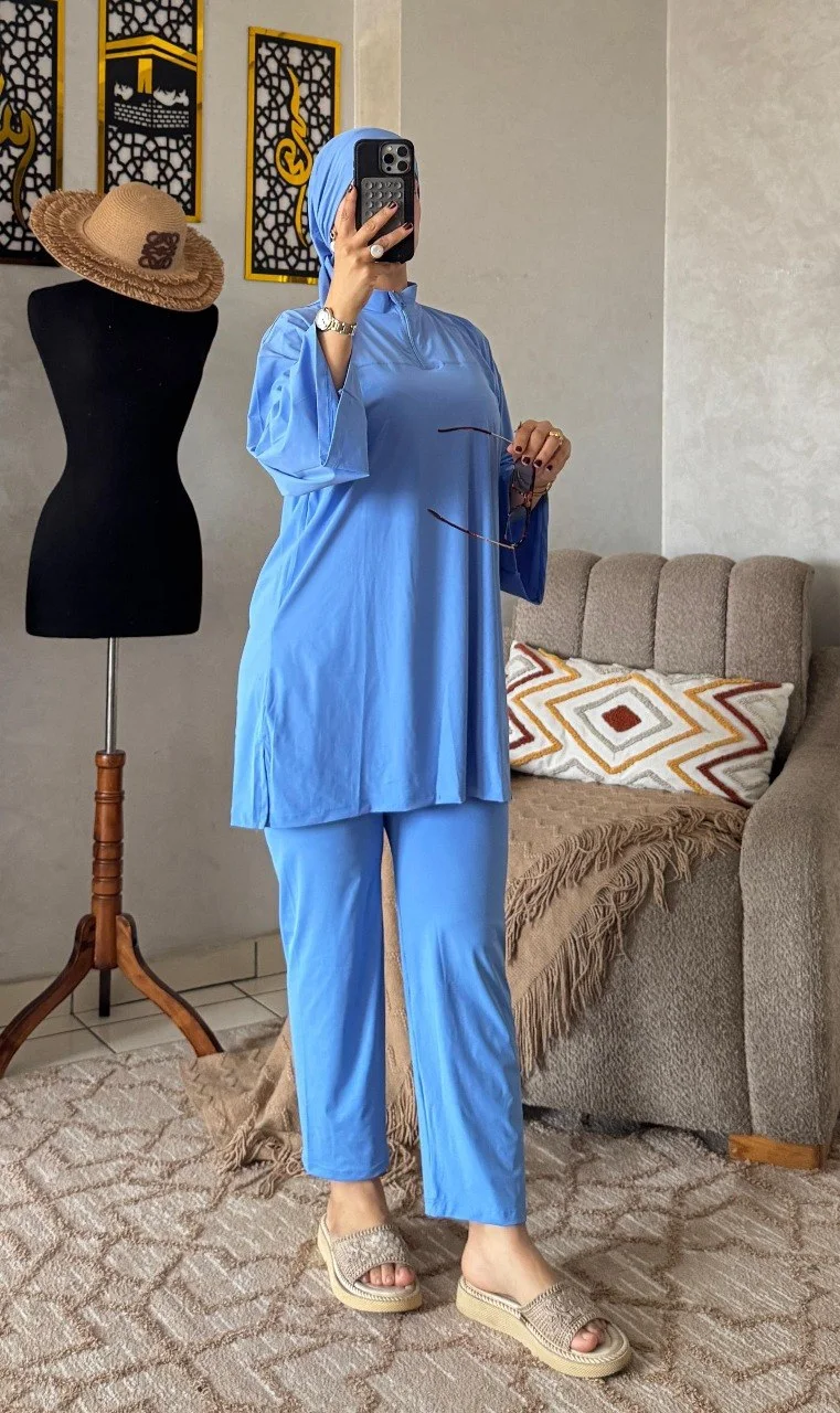 Burkini Hijabista ✨ | عيشي صيفك بأناقة، راحة، وحشمة بلا حدود!