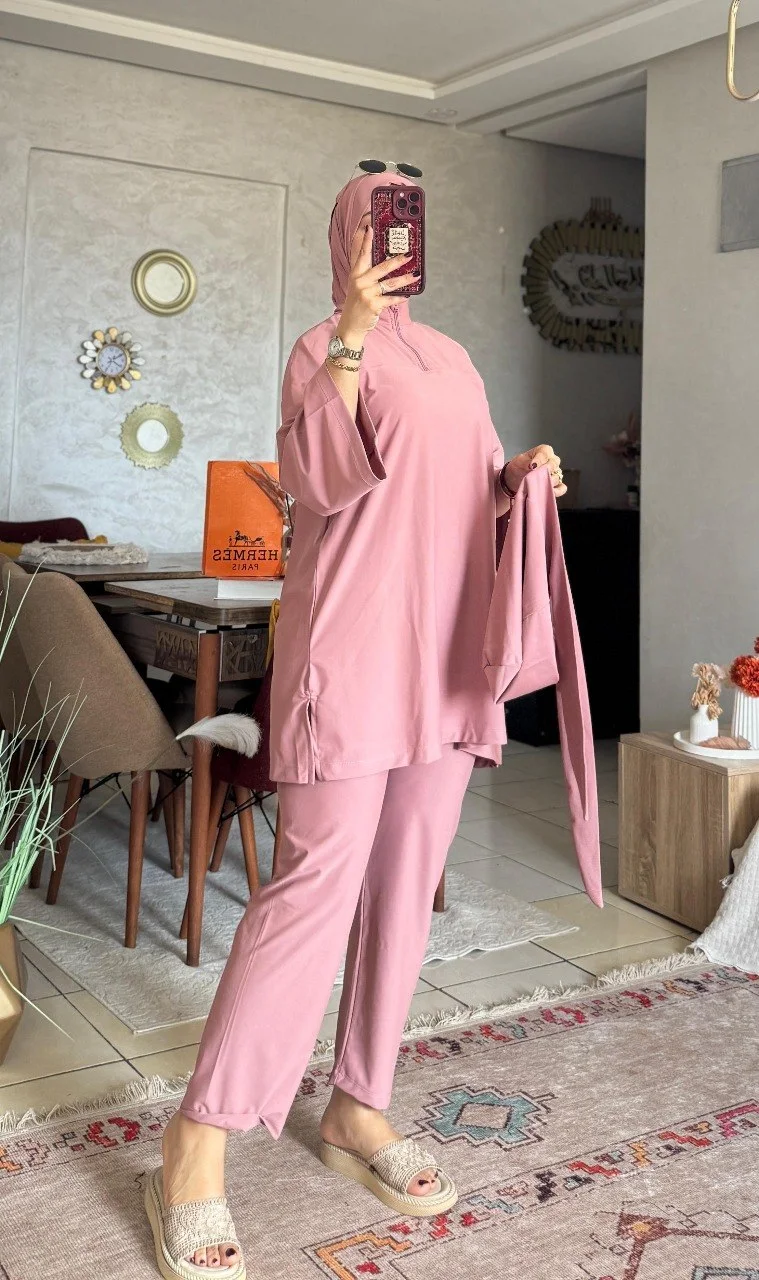 Burkini Hijabista ✨ | عيشي صيفك بأناقة، راحة، وحشمة بلا حدود!