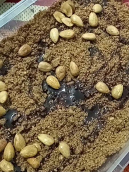 سلو صحي بدون سكر أو غلوتن أو زيوت فقط بتمر والبذور والفواكه الجافة لذيذ جدا معلك مسقي بدبس تمر