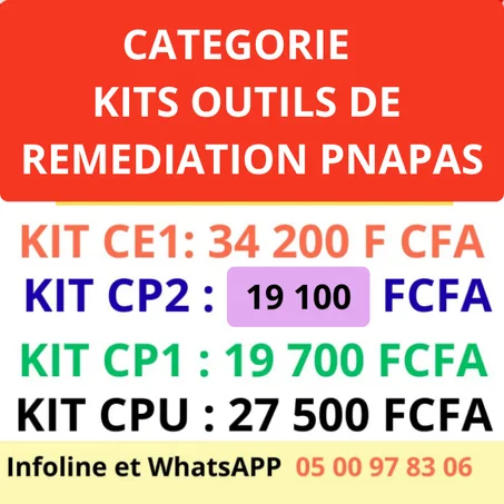 KITS OUTILS PNAPAS