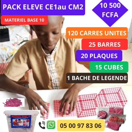 7 📊✨ PACK ELEVE  CE1 au CM2 ( 10 500  F) ✨📊