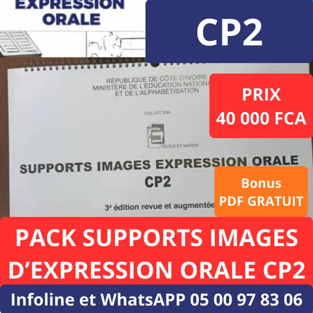 📕📰 SUPPORTS IMAGES D'EXPRESSION ORALE CP 2 + Bonus  PDF DU LIVRET D'ACCOMPAGNEMENT