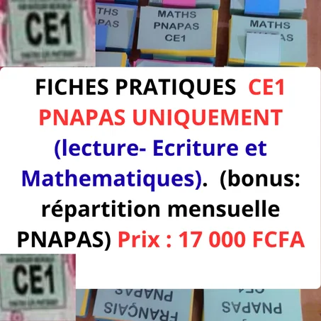 🌈✨ FICHES PRATIQUES  CE1 (  PNAPAS UNIQUEMENT ) : L’OUTIL QUI CHANGE TOUT EN CLASSE ! ✨🌈