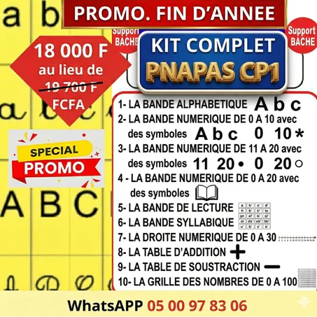 ✨ PROMO. FIN D’ANNEE –Kit complet d’installation PNAPAS CP1 = 18 000 F au lieu 19700F  ✨