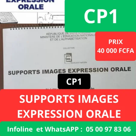 📕📰 SUPPORTS IMAGES D'EXPRESSION ORALE CP 1 + Bonus PDF DU LIVRET D'ACCOMPAGNEMENT