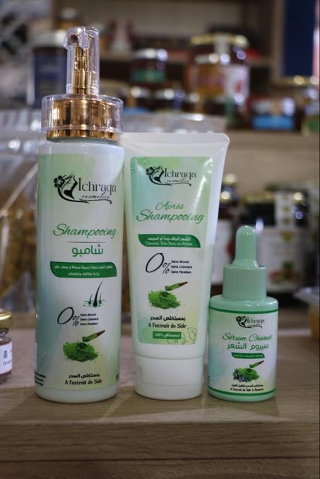 باك شامبو بخلاصة السدر والازير  لعلاج تساقط الشعر وملاء الفراغات