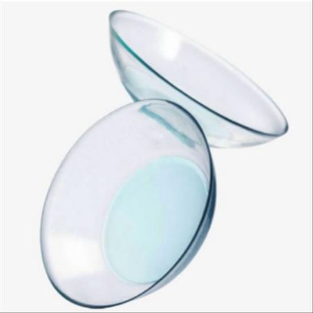 Lentilles de contact transparentes